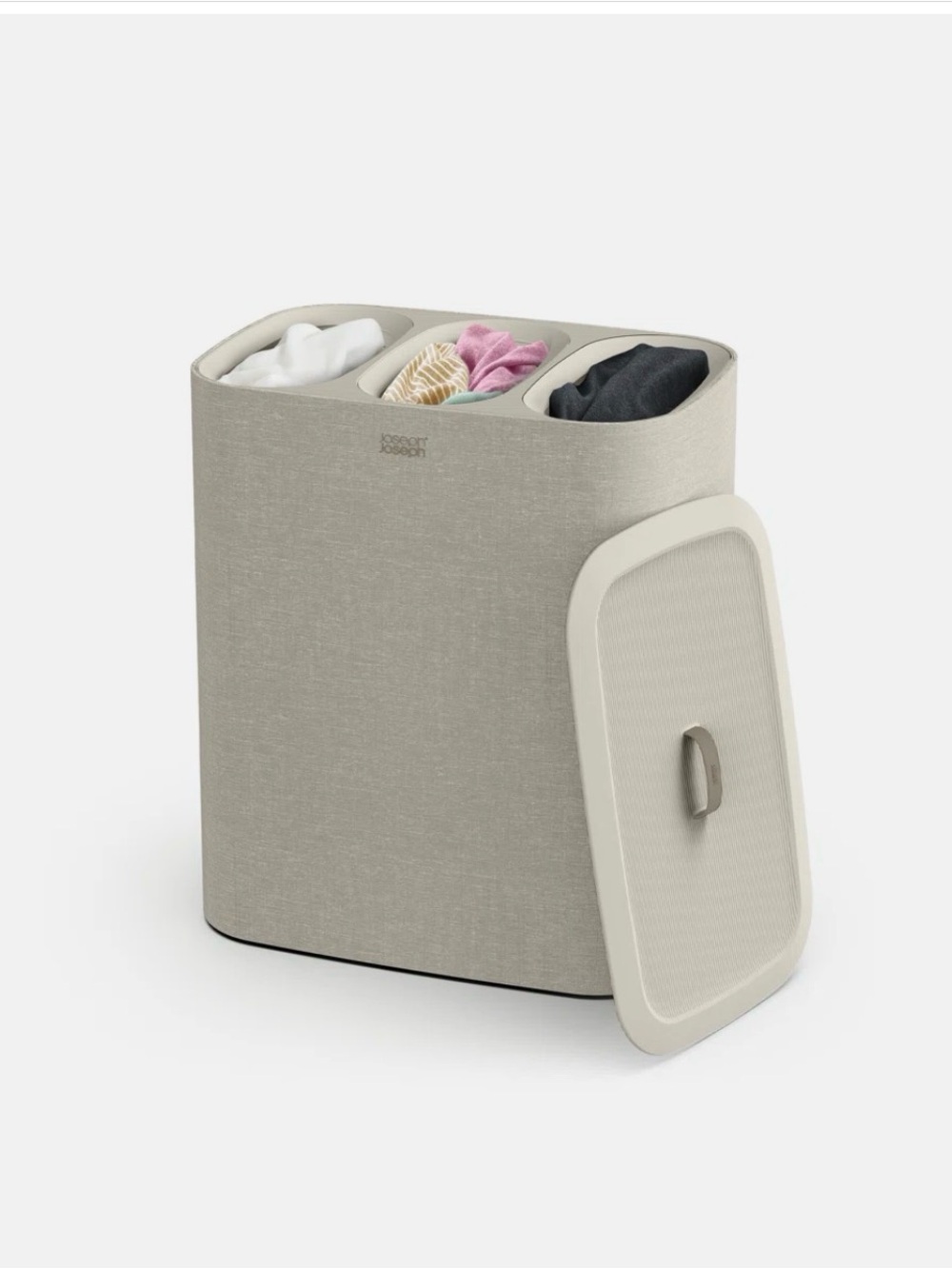 Joseph Joseph Tota Trio 90-litre Laundry Hamper Separation Basket with Lid. New!